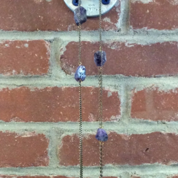 NEW Seeds Jewelry Amethyst Necklace - Picture 3 of 4